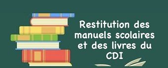 Planning de restitution des manuels scolaires…